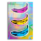 Banana Goes Pop by Abstract Graffiti acrylic glass wall art