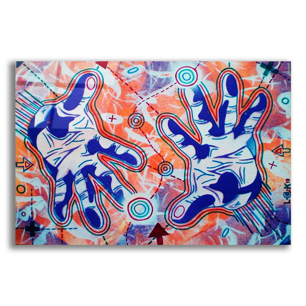 Magic by Abstract Graffiti acrylic glass wall art