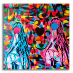 Manga by Abstract Graffiti acrylic glass wall art