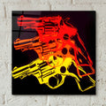 Pop Gun 1 by Abstract Graffiti - 12x12 acrylic wall art in a room