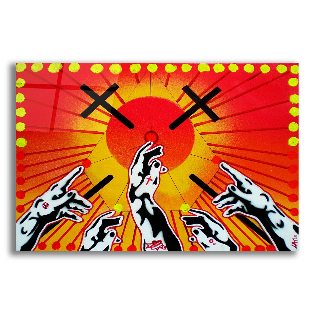 Worship by Abstract Graffiti acrylic glass wall art