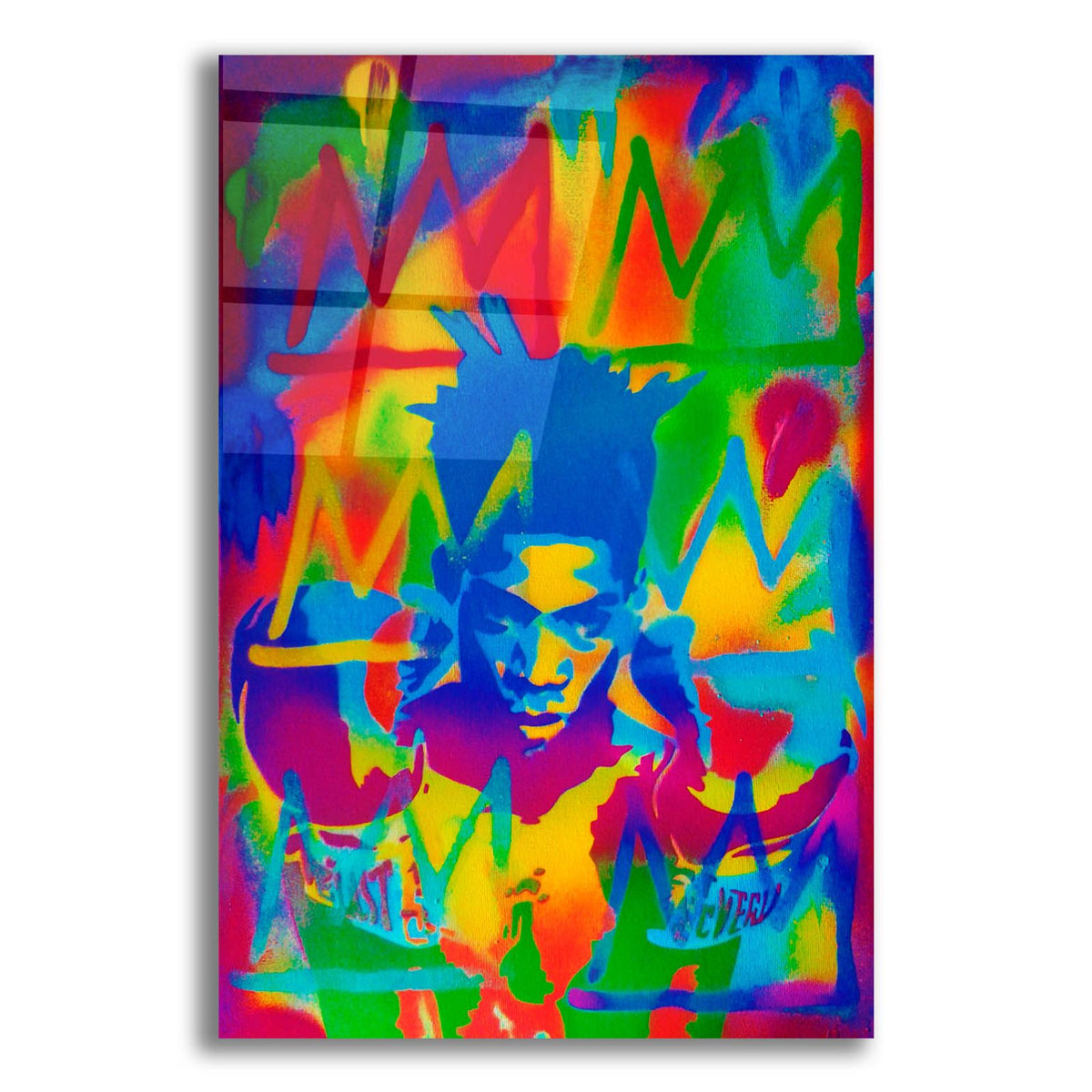 King Samo by Abstract Graffiti acrylic glass wall art