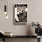 Bandana Man by Abstract Graffiti - 16x24 acrylic wall art in a room