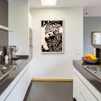Bandana Man by Abstract Graffiti - 24x36 acrylic wall art in a room