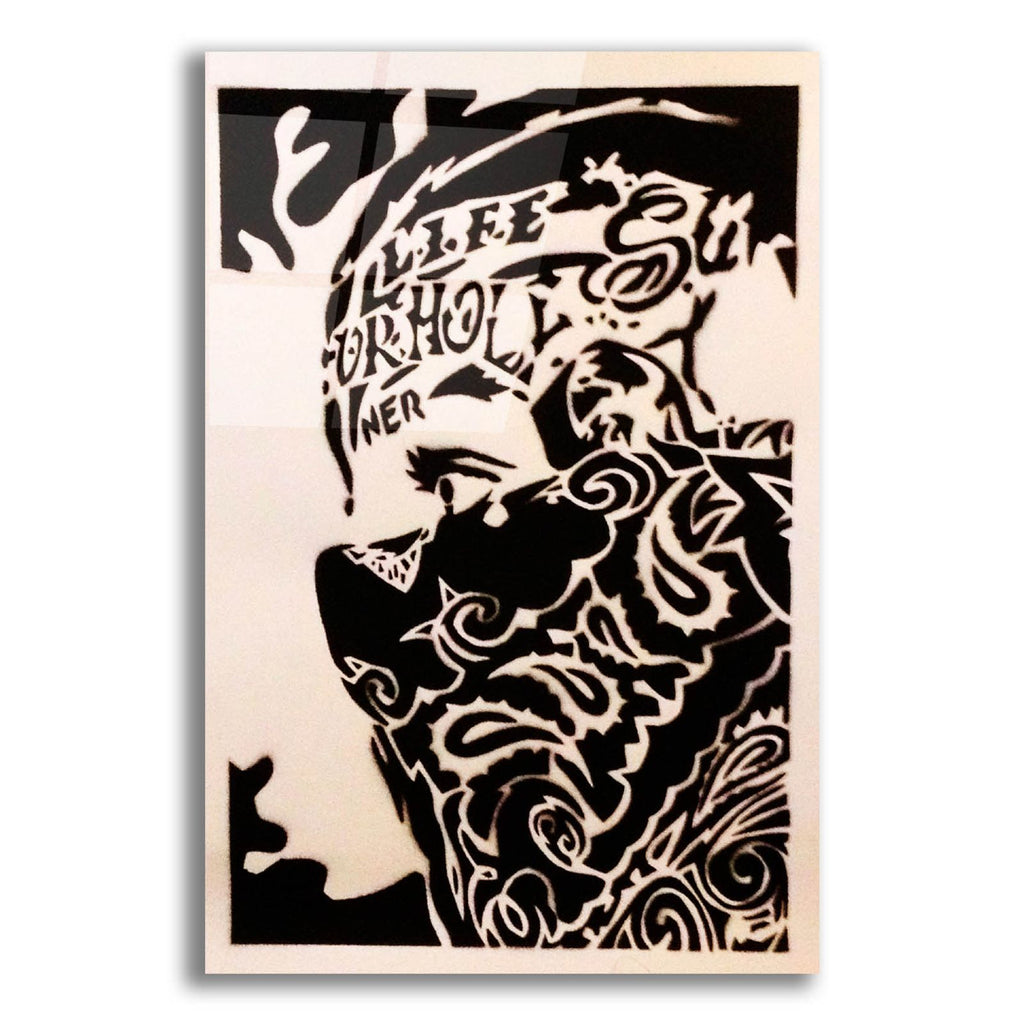 Bandana Man by Abstract Graffiti acrylic glass wall art