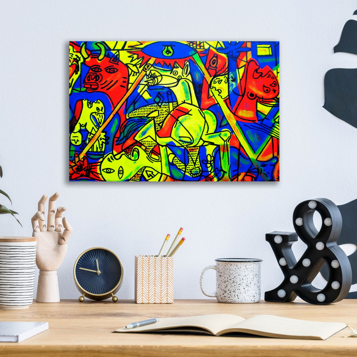 Guernica by Abstract Graffiti - 16x12 acrylic wall art in a room