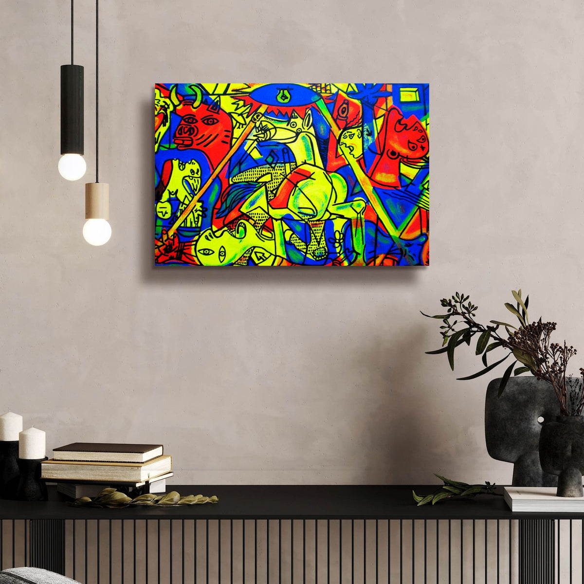 Guernica by Abstract Graffiti - 24x16 acrylic wall art in a room