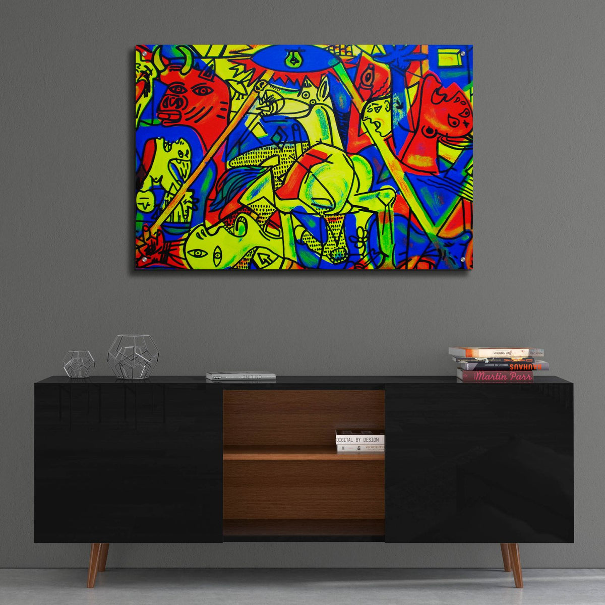 Guernica by Abstract Graffiti - 36x24 acrylic wall art in a room