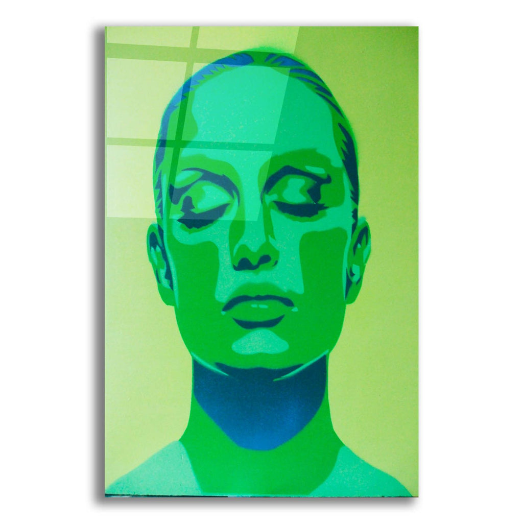 Skin Deep Green by Abstract Graffiti acrylic glass wall art