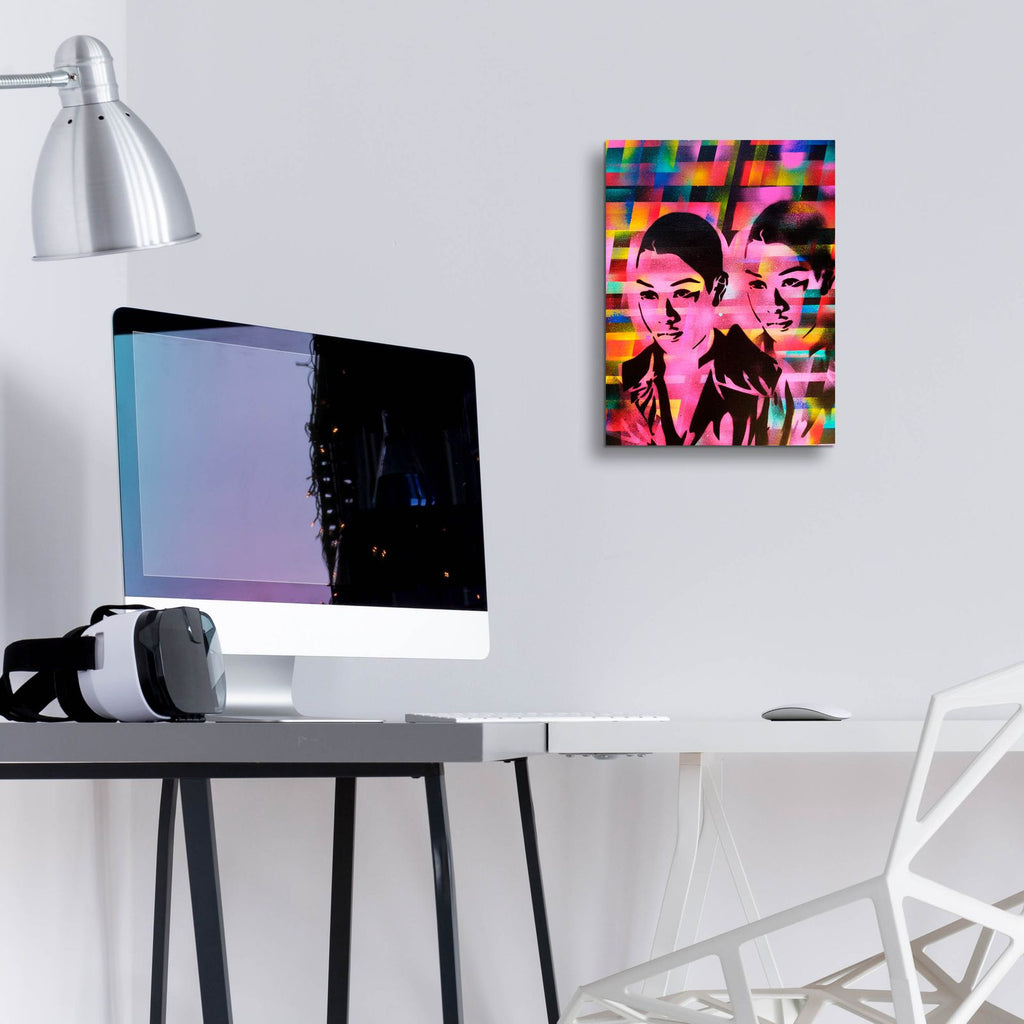Androids by Abstract Graffiti - 12x16 acrylic wall art in a room