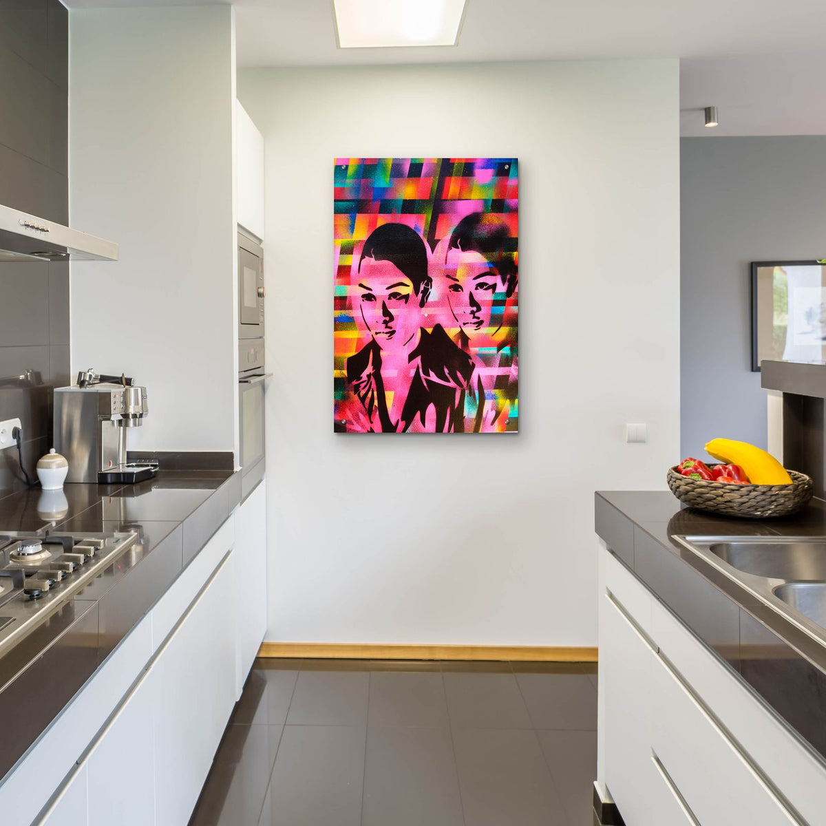 Androids by Abstract Graffiti - 24x36 acrylic wall art in a room