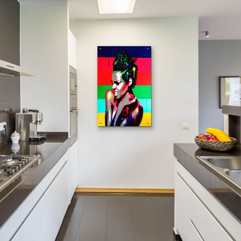 Afro Punk 1 by Abstract Graffiti - 24x36 acrylic wall art in a room