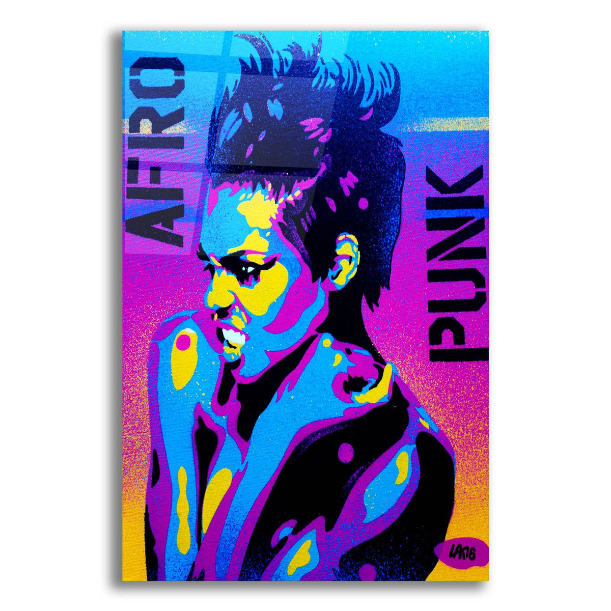 Afro Punk 2 by Abstract Graffiti acrylic glass wall art