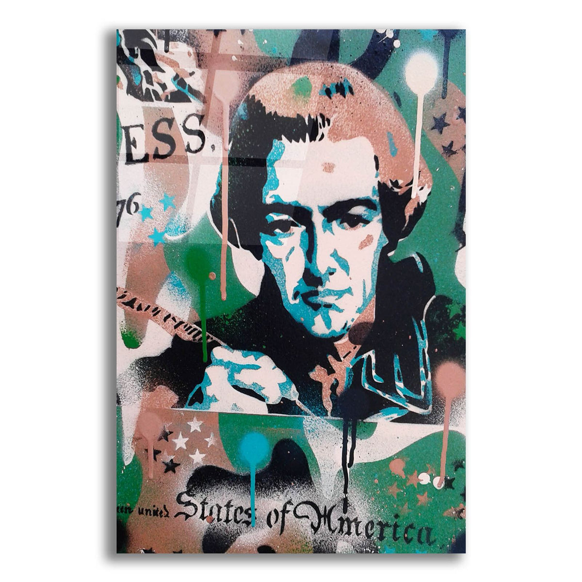 Hancock by Abstract Graffiti acrylic glass wall art