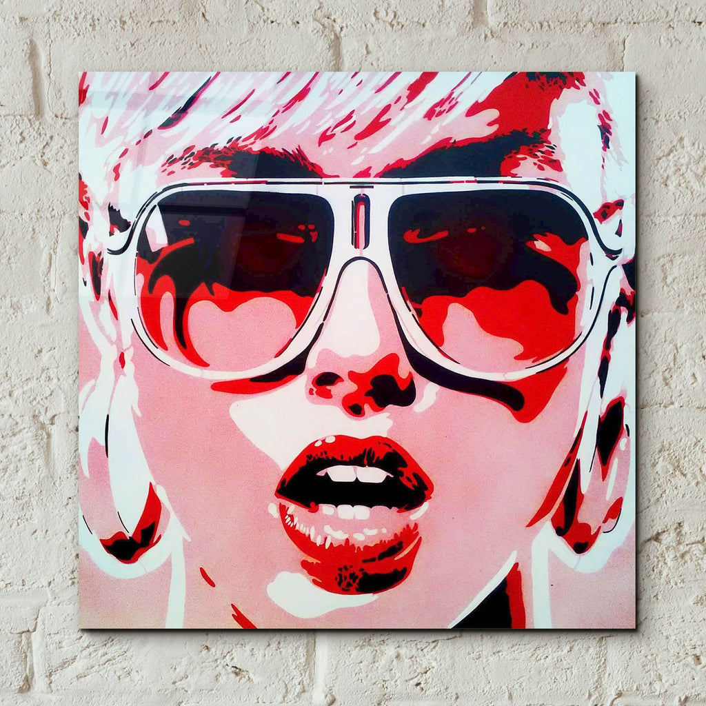 Pop Star 8 by Abstract Graffiti - 12x12 acrylic wall art in a room