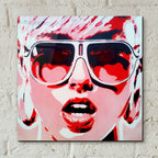 Pop Star 8 by Abstract Graffiti - 12x12 acrylic wall art in a room