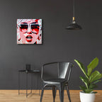 Pop Star 8 by Abstract Graffiti - 24x24 acrylic wall art in a room