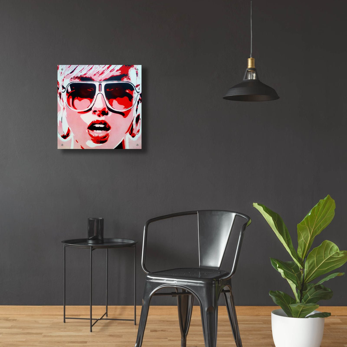 Pop Star 8 by Abstract Graffiti - 24x24 acrylic wall art in a room