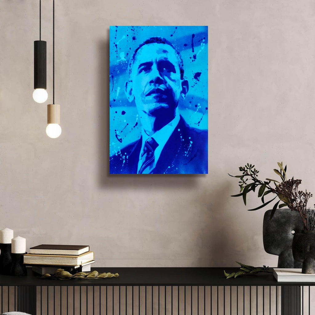 President 1 by Abstract Graffiti - 16x24 acrylic wall art in a room