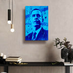 President 1 by Abstract Graffiti - 16x24 acrylic wall art in a room