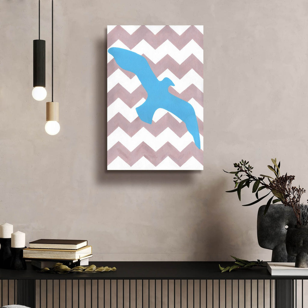 Seagull by Artpoptart - 16x24 acrylic wall art in a room