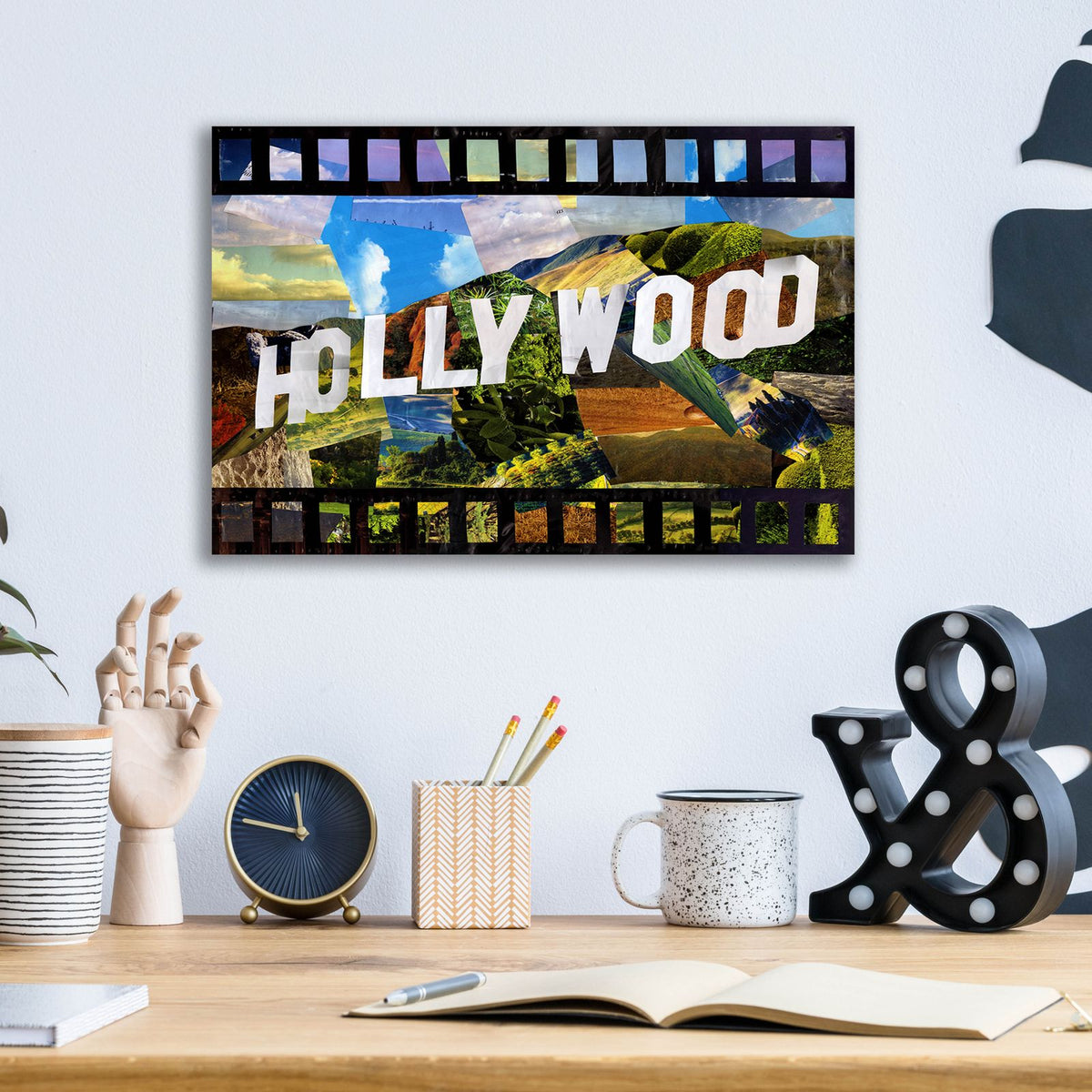 Hollywood by Artpoptart - 16x12 acrylic wall art in a room