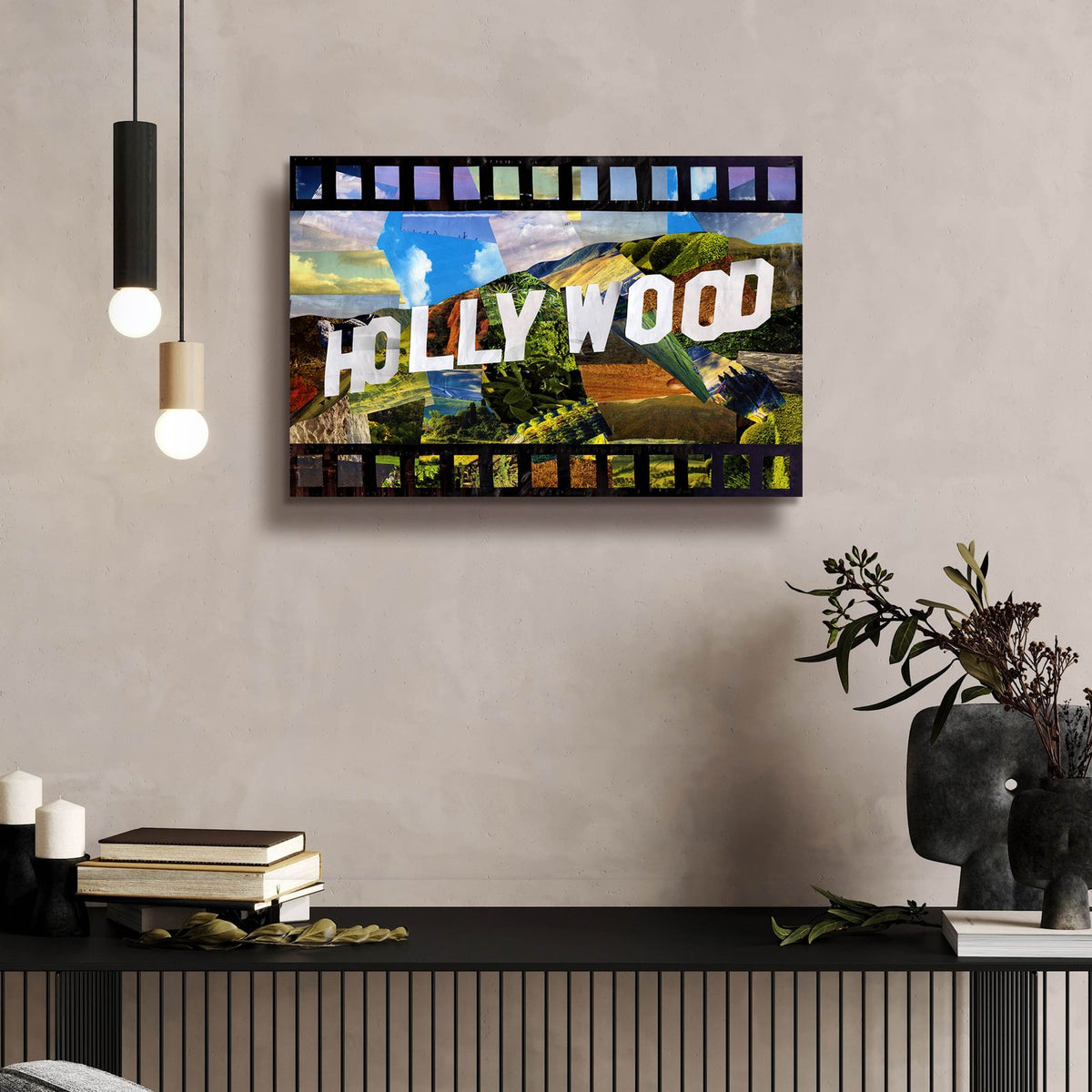 Hollywood by Artpoptart - 24x16 acrylic wall art in a room