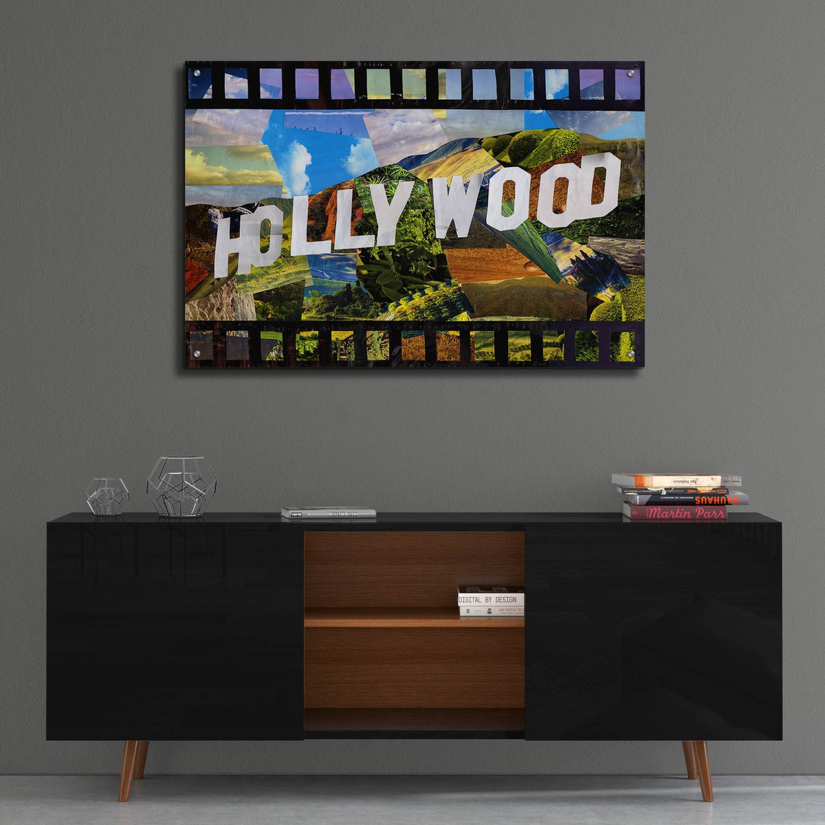 Hollywood by Artpoptart - 36x24 acrylic wall art in a room