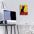 Le Chat Noir by Artpoptart - 12x16 acrylic wall art in a room