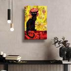 Le Chat Noir by Artpoptart - 16x24 acrylic wall art in a room