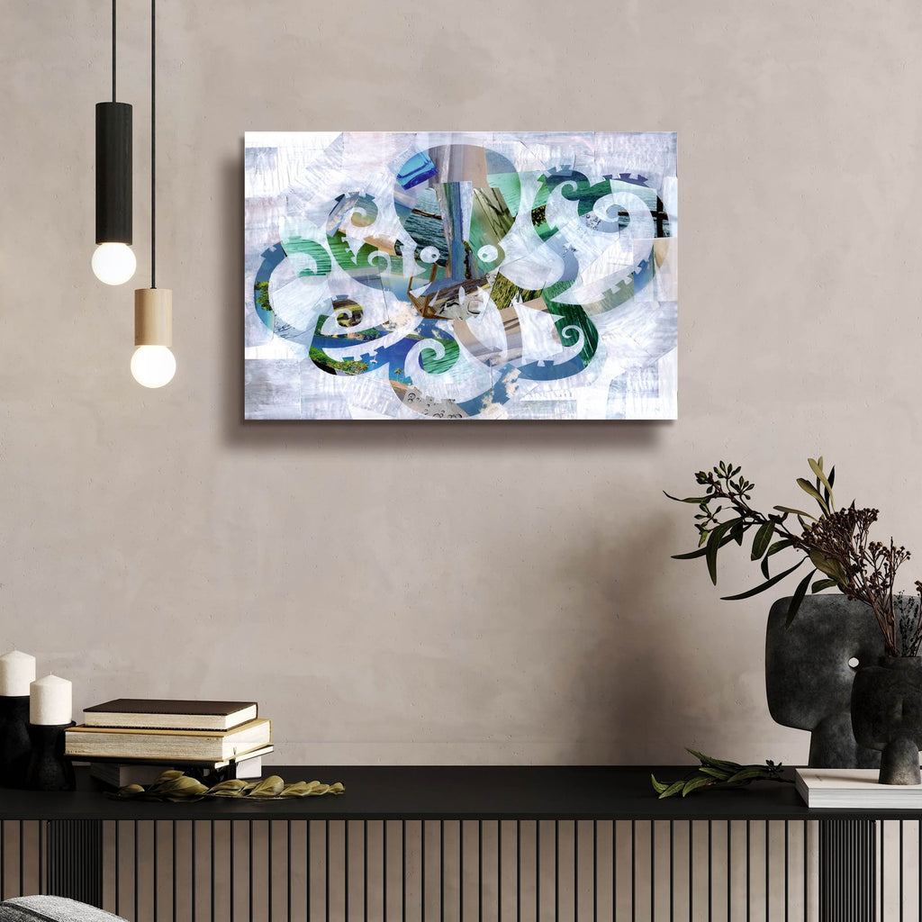 Octopus by Artpoptart - 24x16 acrylic wall art in a room