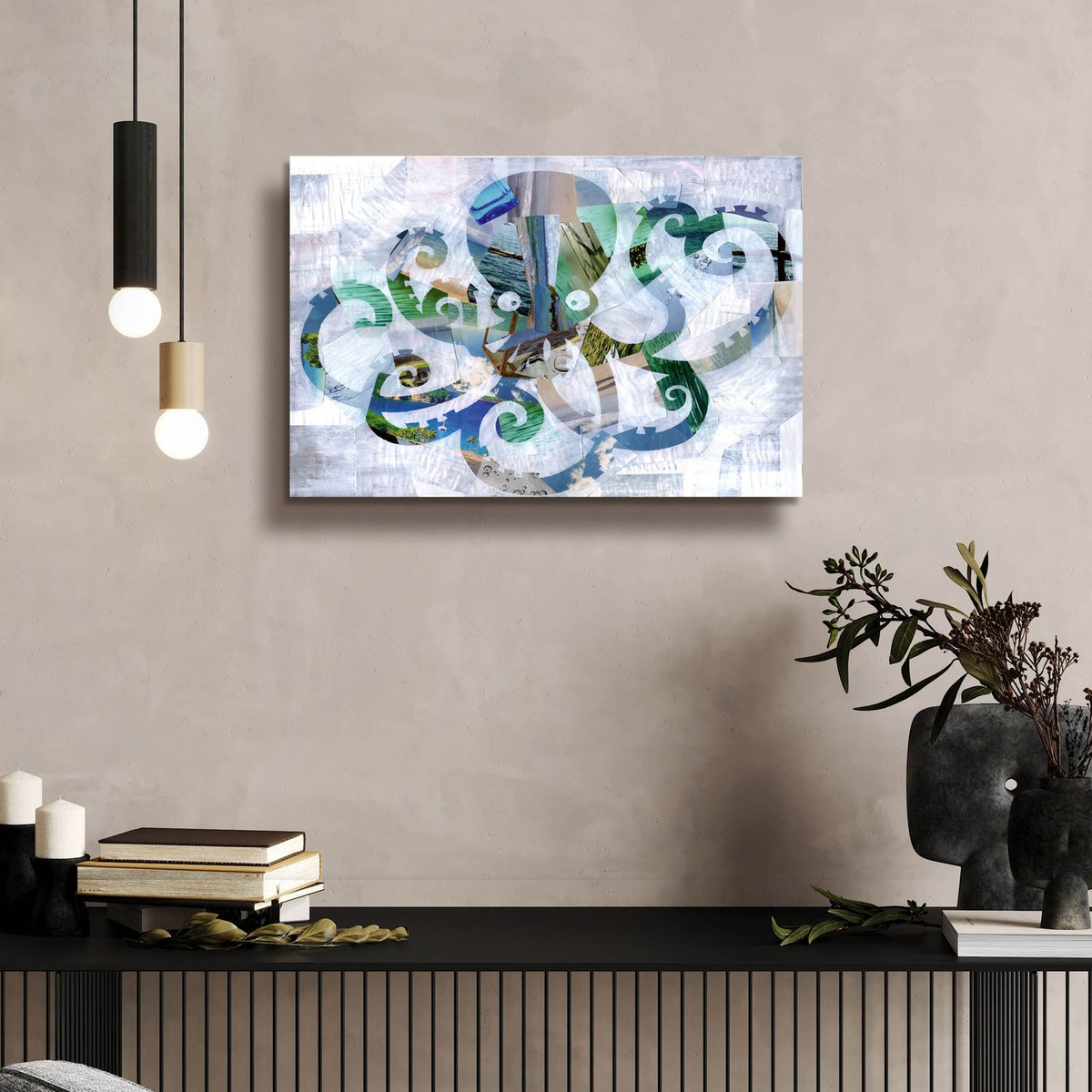Octopus by Artpoptart - 24x16 acrylic wall art in a room