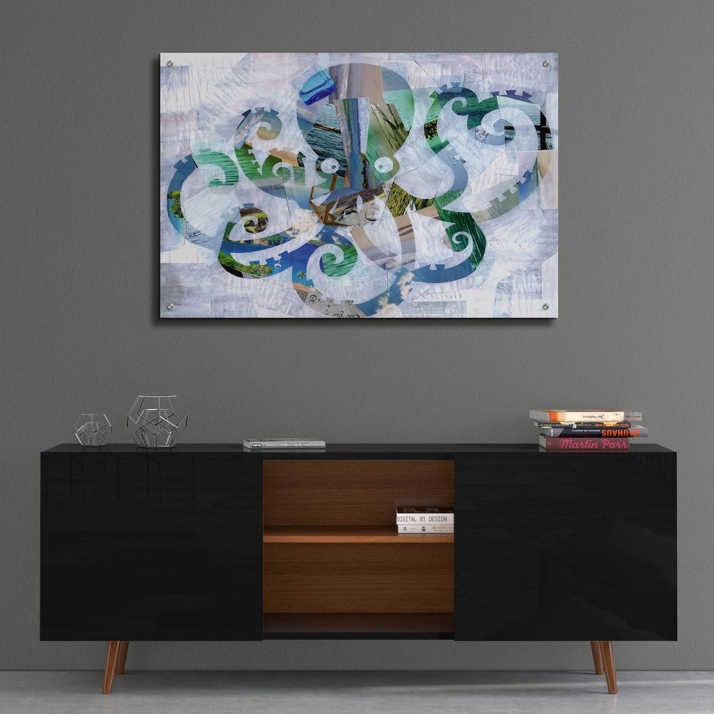 Octopus by Artpoptart - 36x24 acrylic wall art in a room