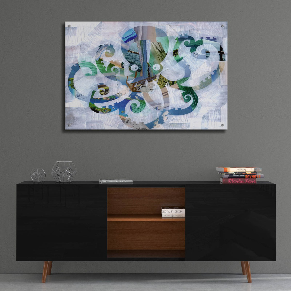 Octopus by Artpoptart - 36x24 acrylic wall art in a room