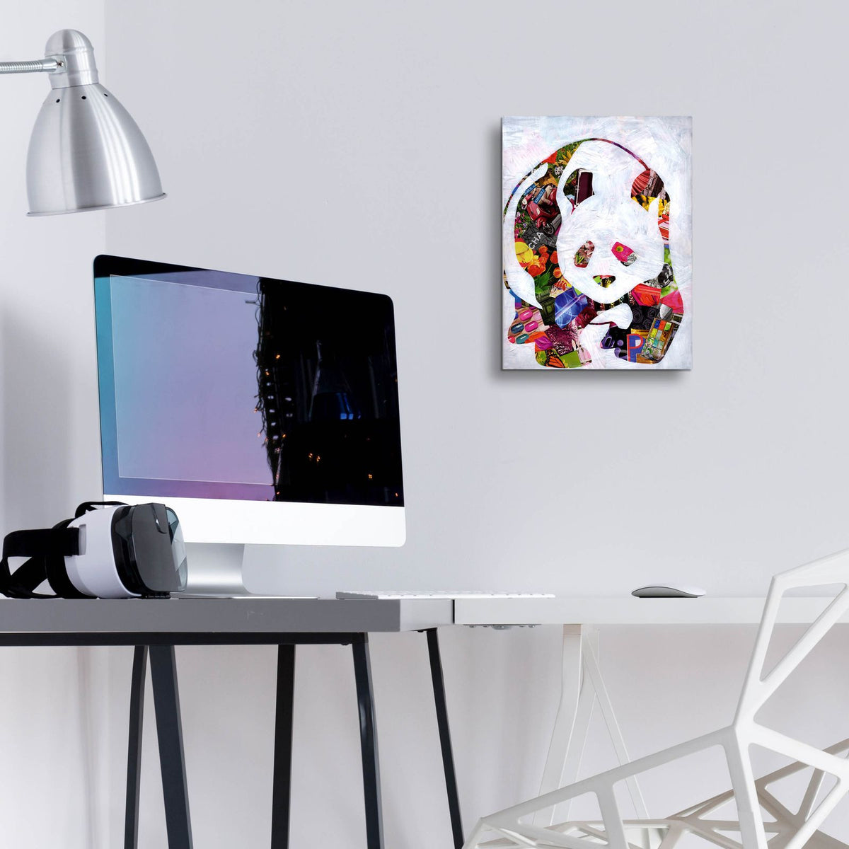 Panda by Artpoptart - 12x16 acrylic wall art in a room