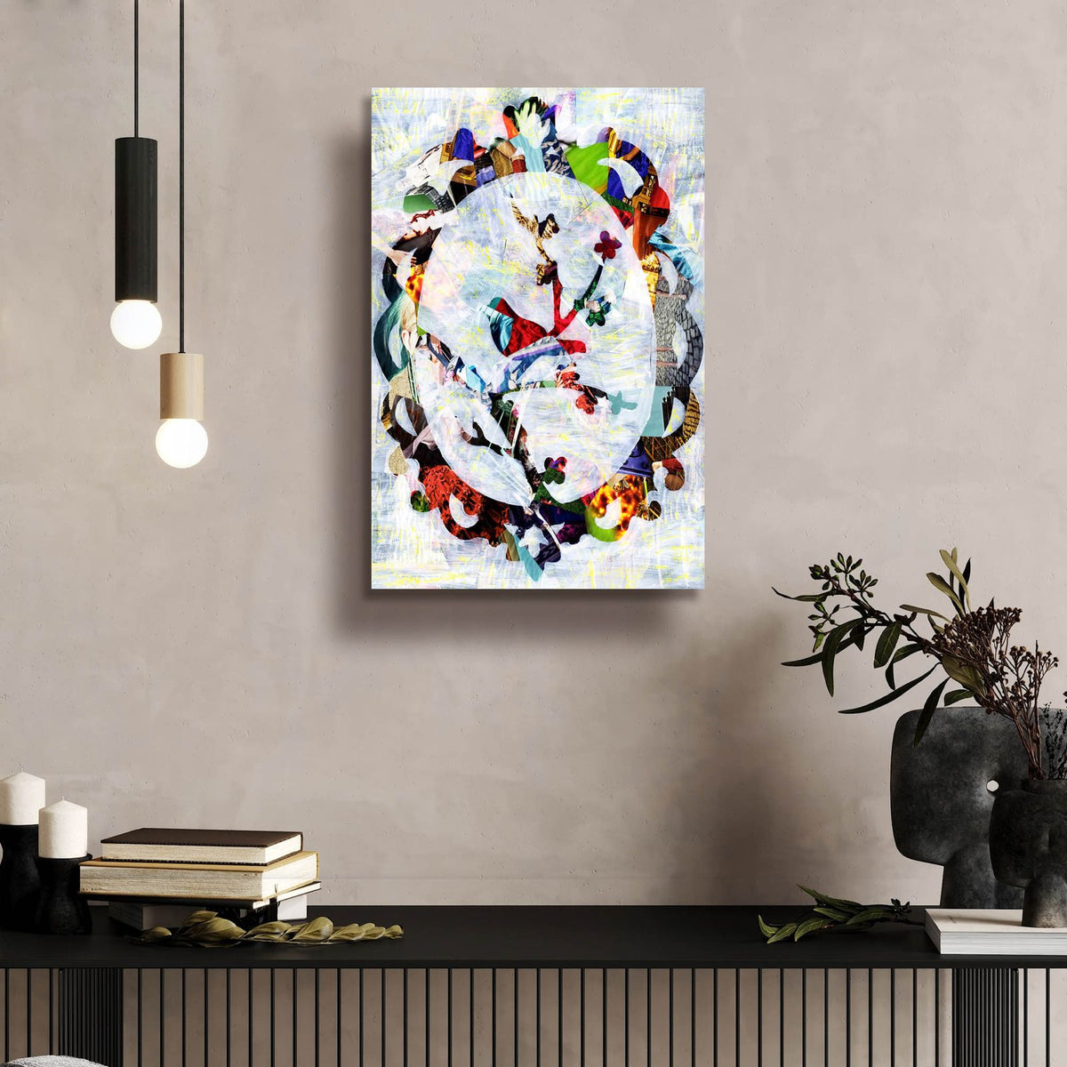 Regal Bird by Artpoptart - 16x24 acrylic wall art in a room