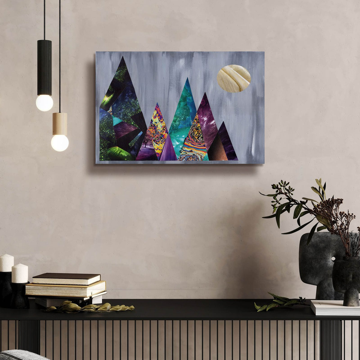 Mountains by Artpoptart - 24x16 acrylic wall art in a room