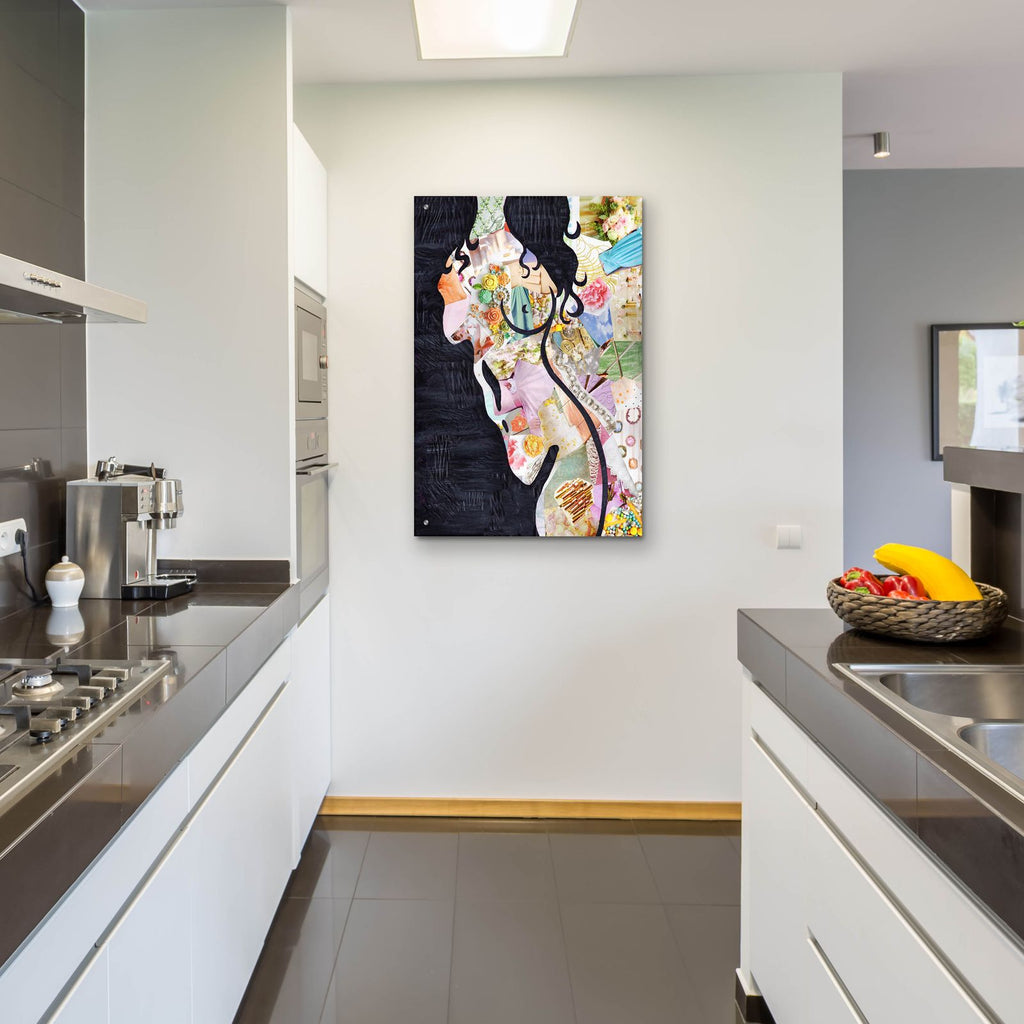 Brunette by Artpoptart - 24x36 acrylic wall art in a room
