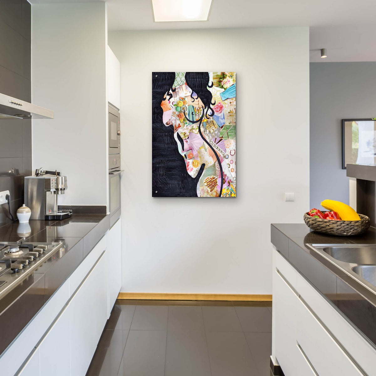 Brunette by Artpoptart - 24x36 acrylic wall art in a room
