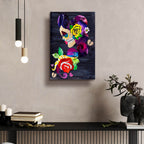 Sad Skull by Artpoptart - 16x24 acrylic wall art in a room