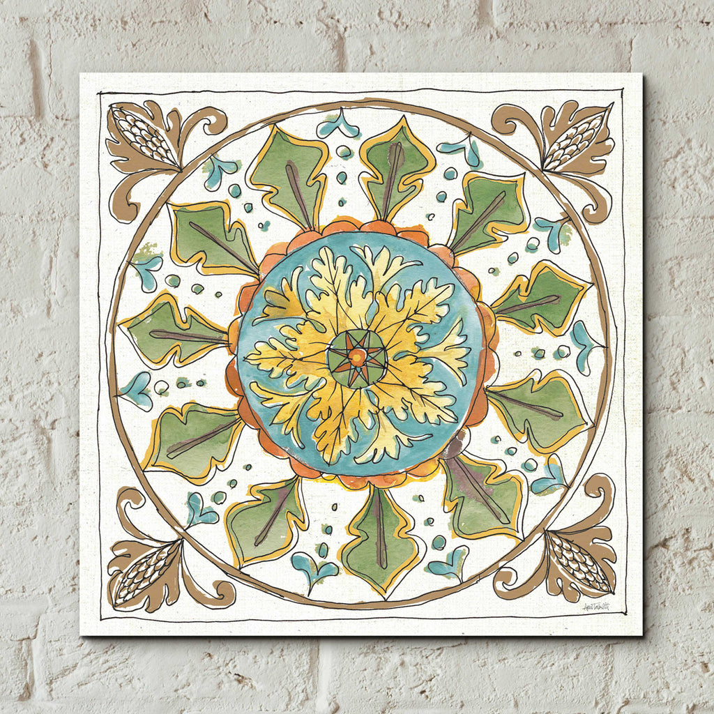 Tuscan Elegance VII by Anne Tavoletti - 12x12 acrylic wall art in a room