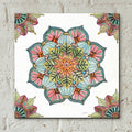 Mandala Morning V by Anne Tavoletti - 12x12 acrylic wall art in a room
