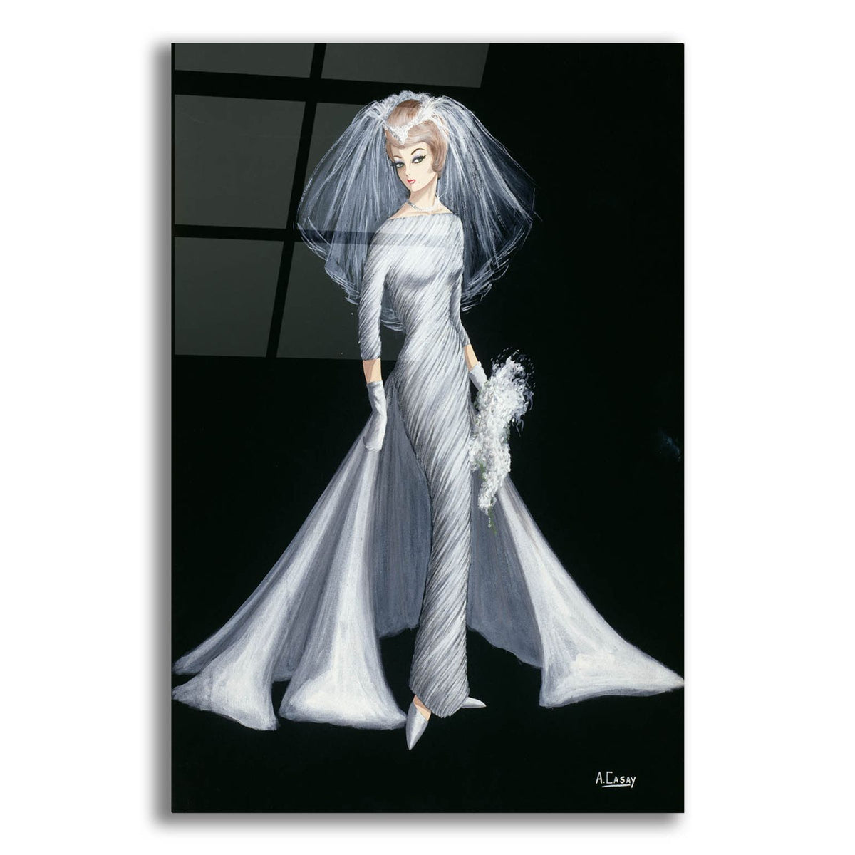 Vintage Bride by Anthony Casay acrylic glass wall art