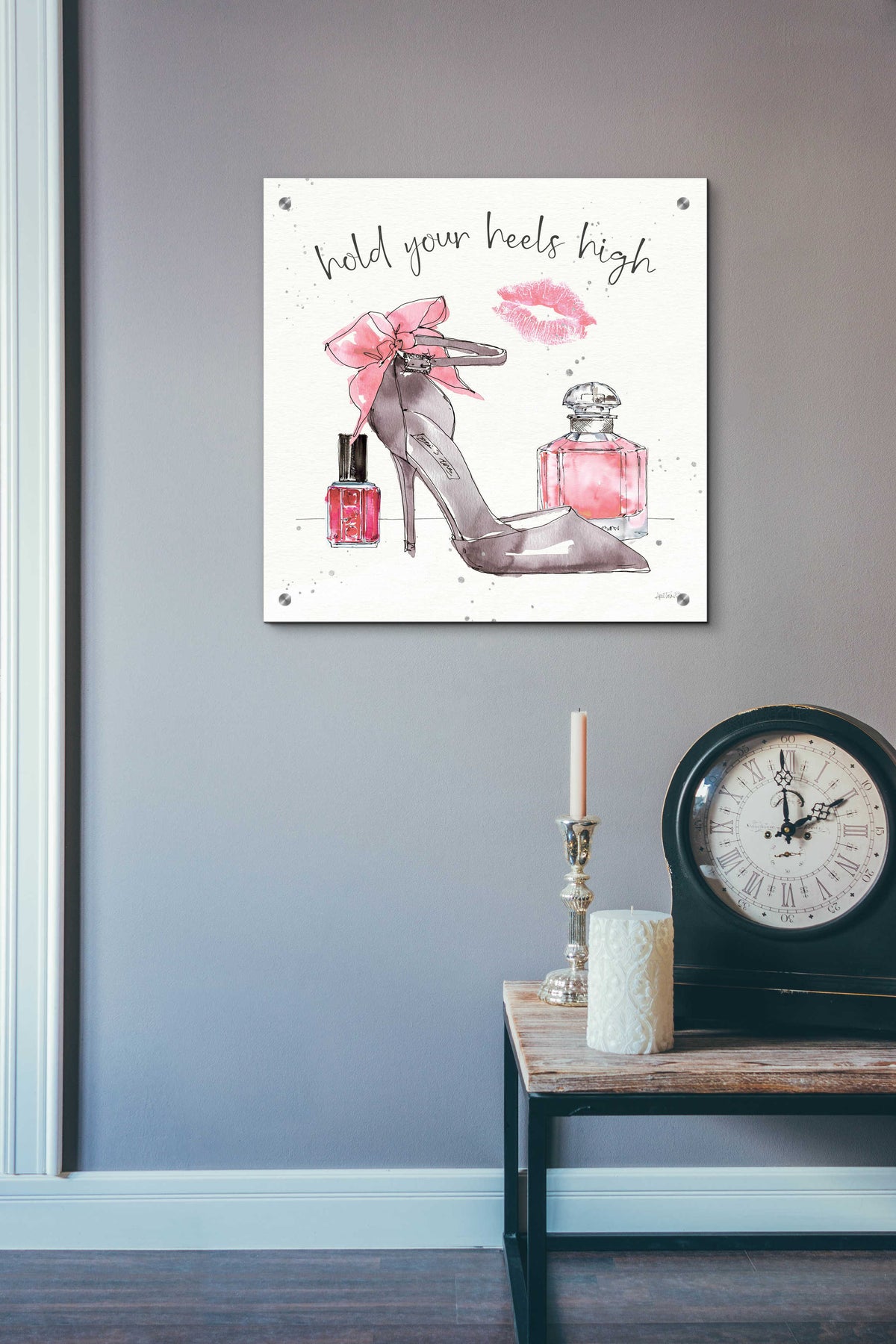 Chic Accents IV by Anne Tavoletti - 24x24 acrylic wall art in a room