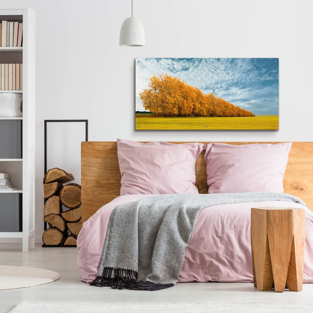 Autumn Colors 1 by Carlos Casamayor - 48x24 acrylic wall art in a room