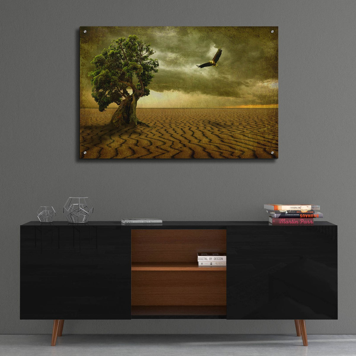 The Temptation by Carlos Casamayor - 36x24 acrylic wall art in a room