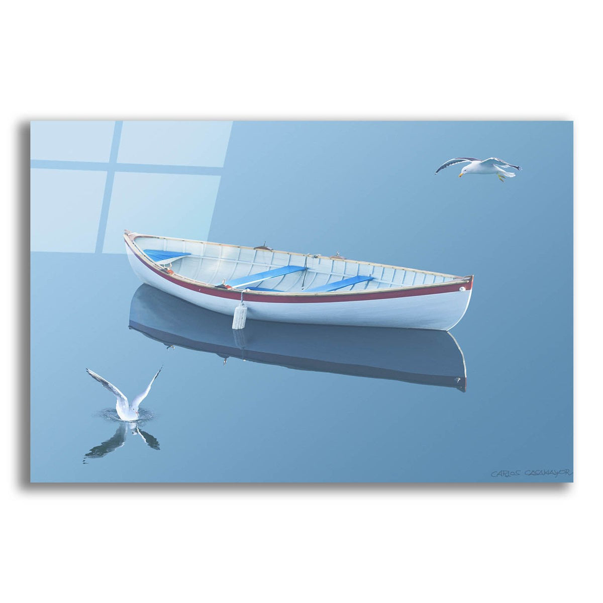Blue Dream 1 by Carlos Casamayor acrylic glass wall art