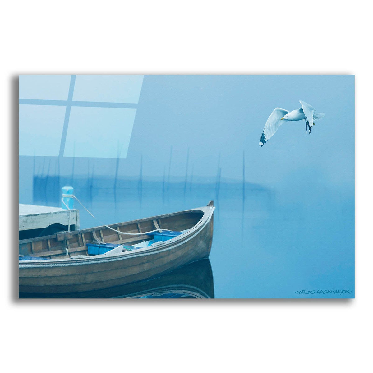 Fog In The Bay by Carlos Casamayor acrylic glass wall art