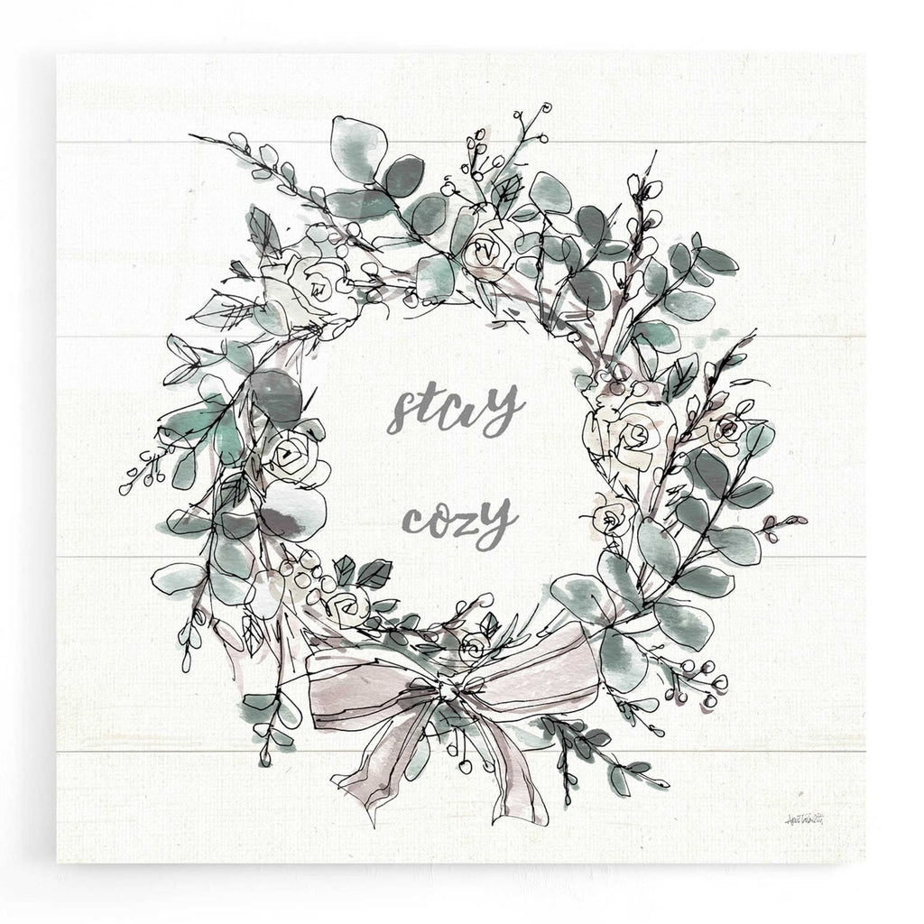 Modern Farmhouse VII Stay Cozy by Anne Tavoletti acrylic glass wall art
