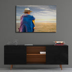 The Thinker by Carlos Casamayor - 36x24 acrylic wall art in a room